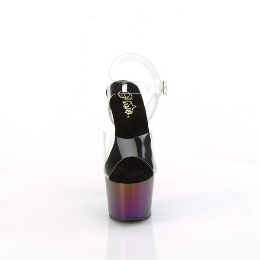 Clear/Purple-Green Matte Chrome