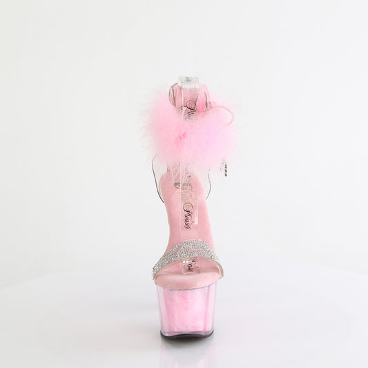 Clear-Baby Pink Fur/M