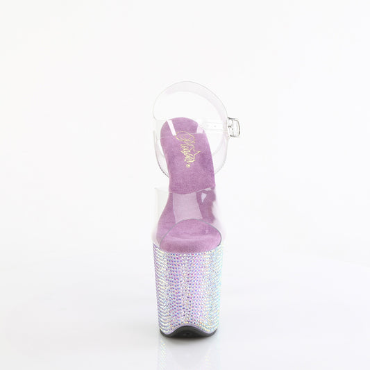 Sandalia de pole dance Exotic Pleaser BEJ808RRS/C/LVRS - Tacón de 20 cm y plataforma de 10 cm. Envío rápido en 24-48 h.
