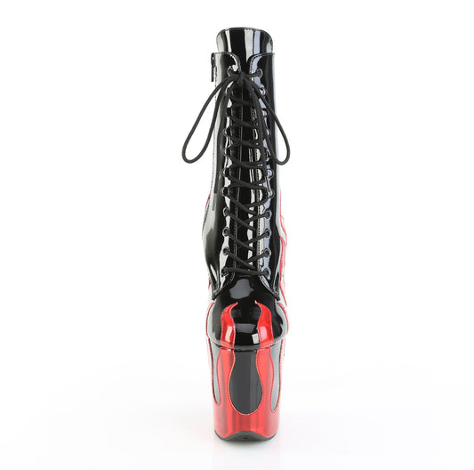 Black Pat-Red Metallic Pu/Black-Red Metallic Pu