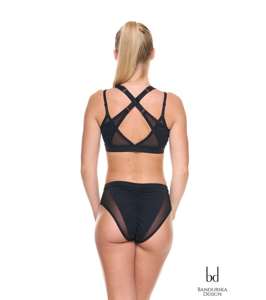 Bandurska French Set – Completo Pole Dance Exotic Top + Shorts Sexy Premium