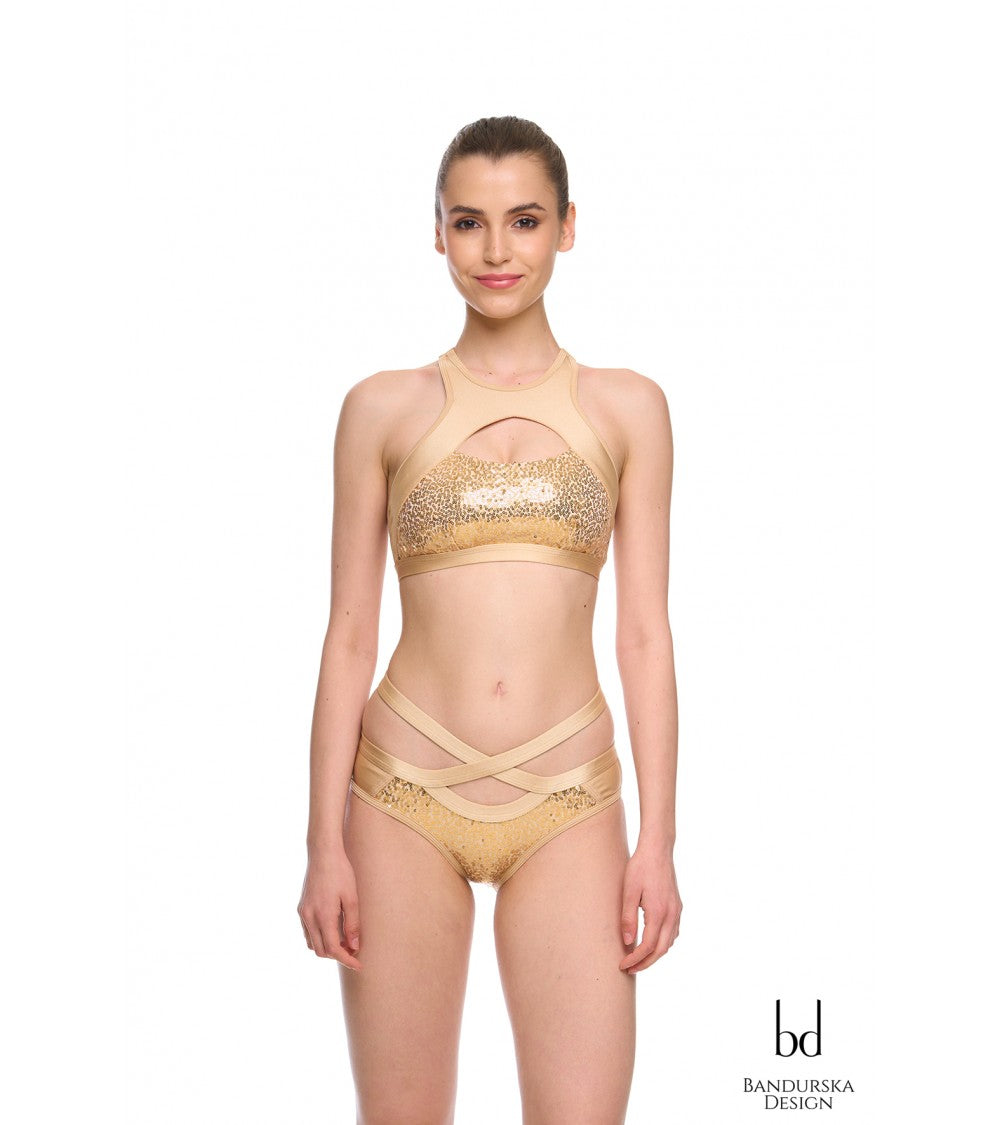 Bandurska ICE TEA Set – Conjunto Pole Dance Exotic Top + Shorts Sexy Premium