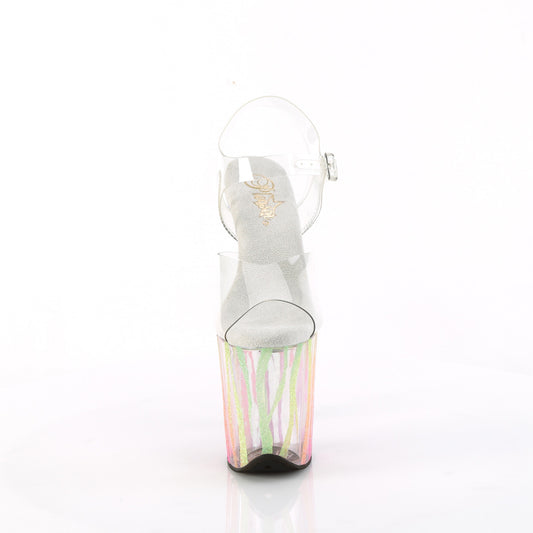 Clear/Rainbow Glitter