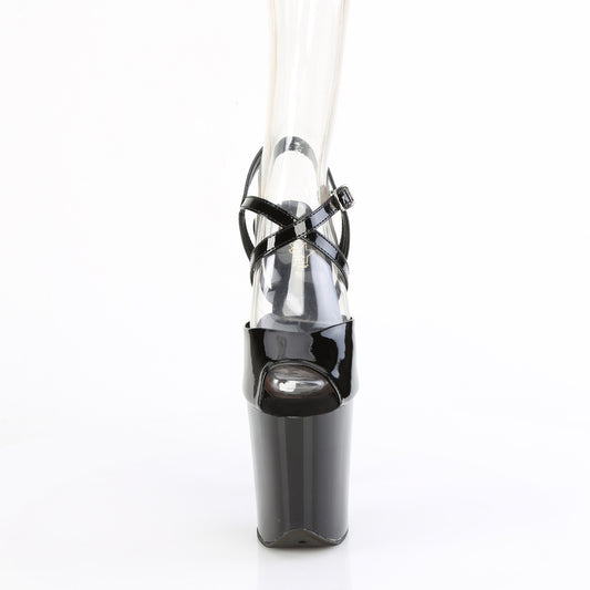 Sandalo Pole Dance Exotic Pleaser FLAM824/B/M - Tacco 8" (20 cm) e platform 4" (10 cm) Spedizione Rapida 24-48h