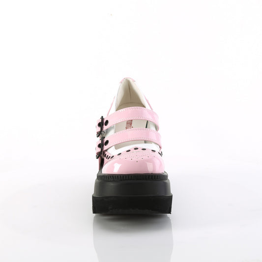 Baby Pink-White Patent