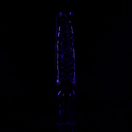 Stivaletto Pole Dance Exotic Pleaser XTM1020TT/B/B-NHP - Tacco 8" (20 cm) e platform 4" (10 cm) Spedizione Rapida 24-48h