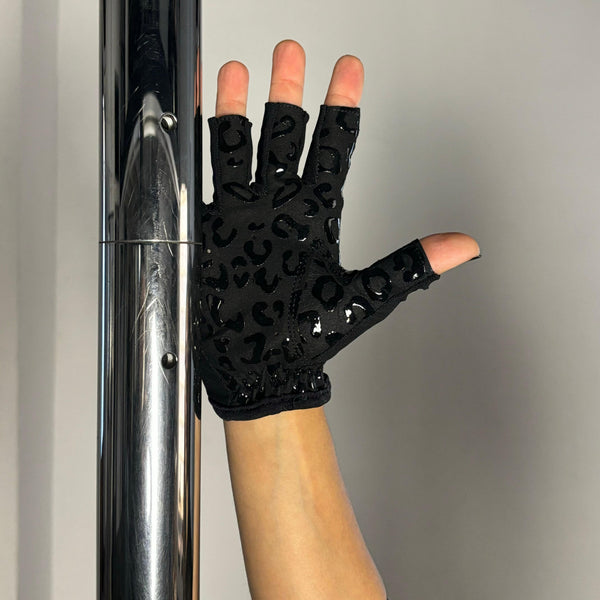 pole dance grip handschuhe Sticky Leopard Gloves, Maximum and Unique Style – PDT Schurwolle Fäustlinge in burgundy bmstyle Lightweight flex fabric keeps Größe TP:M - ThermoPolar