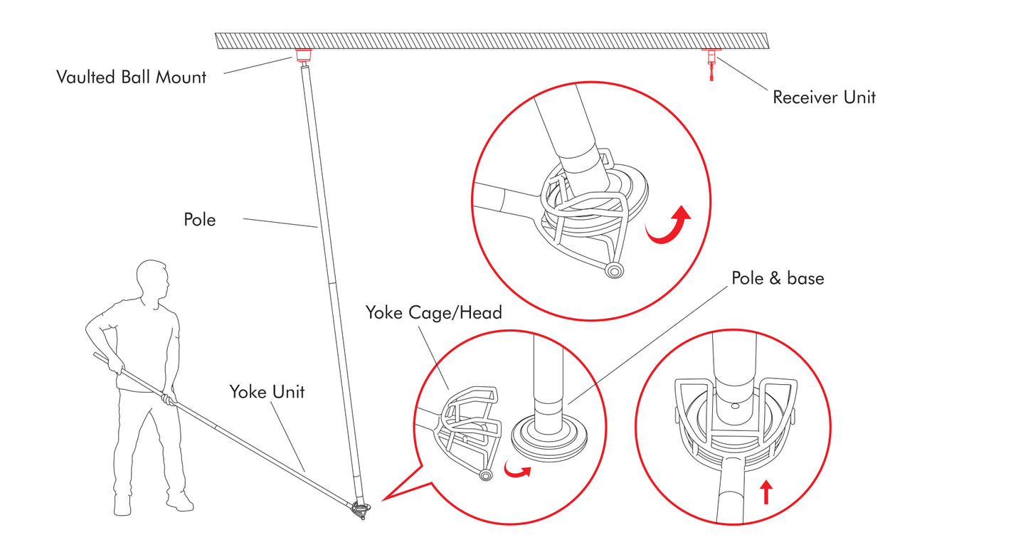 POLE AWAY X-POLE – Trasforma la tua sala pole dance in uno spazio multifunzione