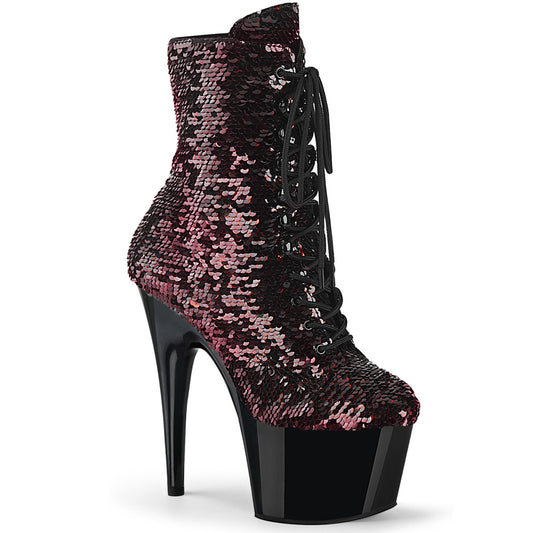 Black-Red Flip Sequins/Black