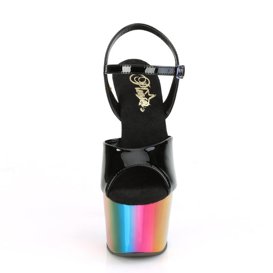 Black Pat/Rainbow Chrome