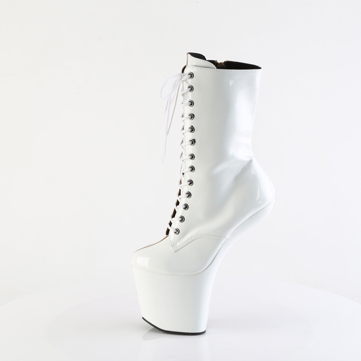 White pleaser outlet boots