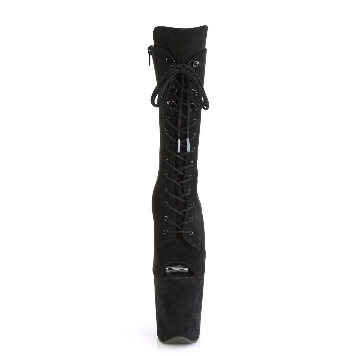 Black Faux Suede/Black Faux Suede
