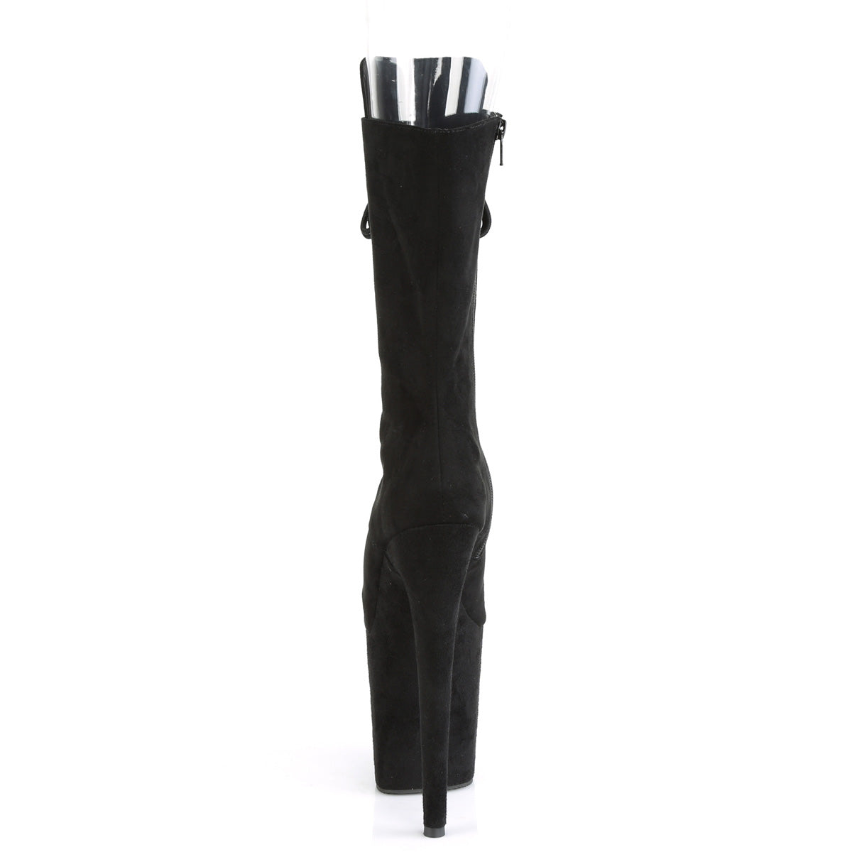 Black Faux Suede/Black Faux Suede