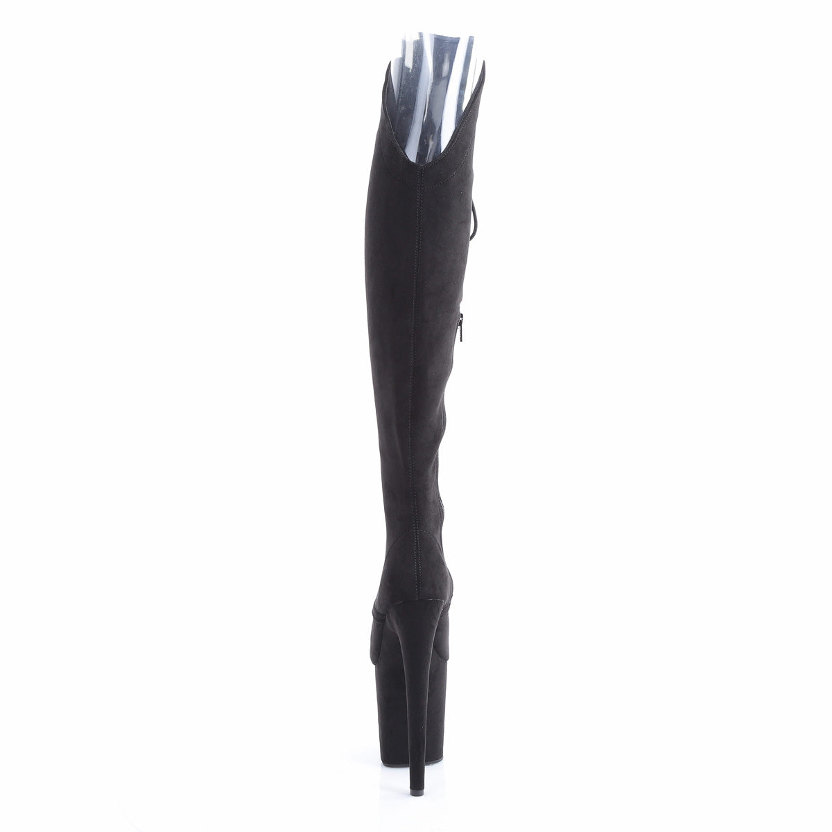 Black Faux Suede/Black Faux Suede