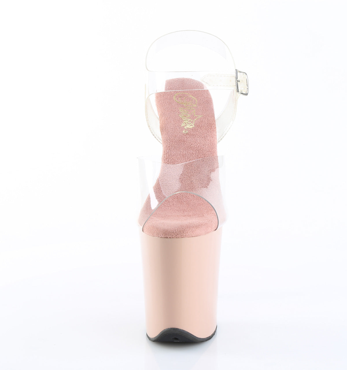 Sandalo Pole Dance Exotic Pleaser FLAM808/C/BH - Tacco 8" (20 cm) e platform 4" (10 cm) Spedizione Rapida 24-48h