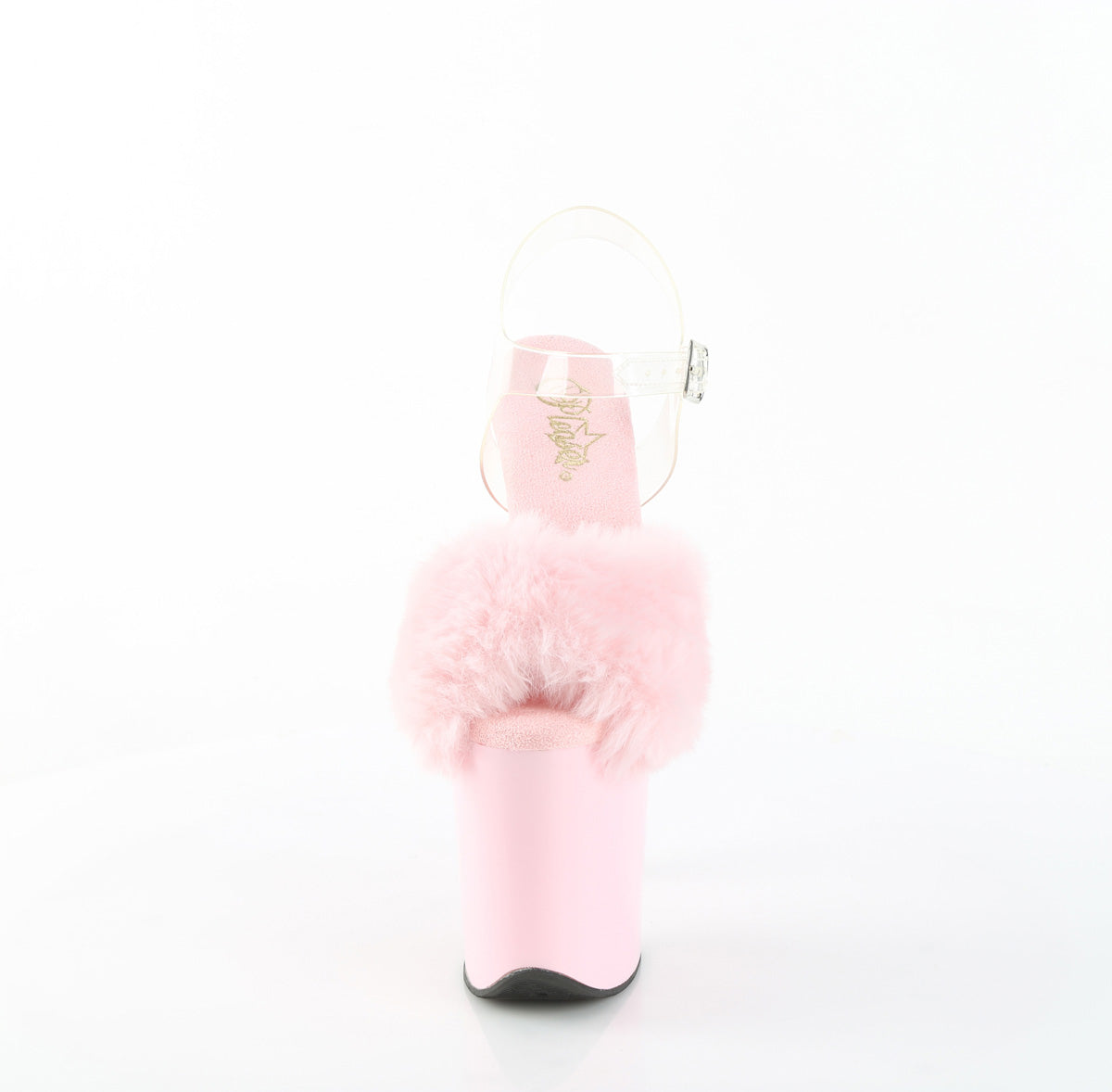 Baby Pink Faux Fur-Clear TPU/Baby Pink