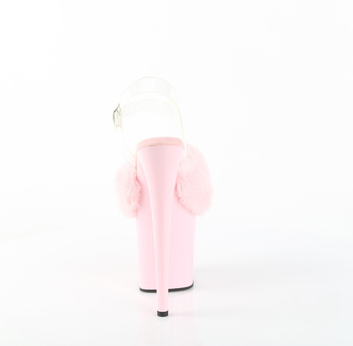 Baby Pink Faux Fur-Clear TPU/Baby Pink