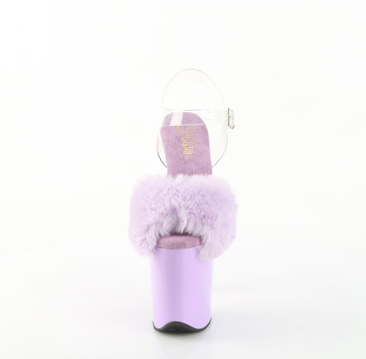 Lavender Faux Fur-Clear TPU/Lavender