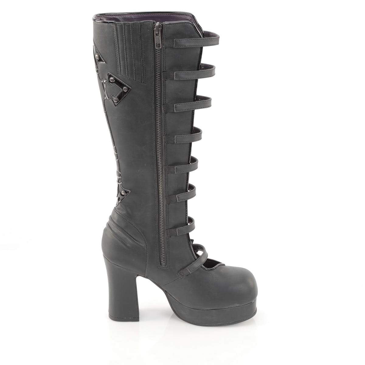Black Vegan Leather