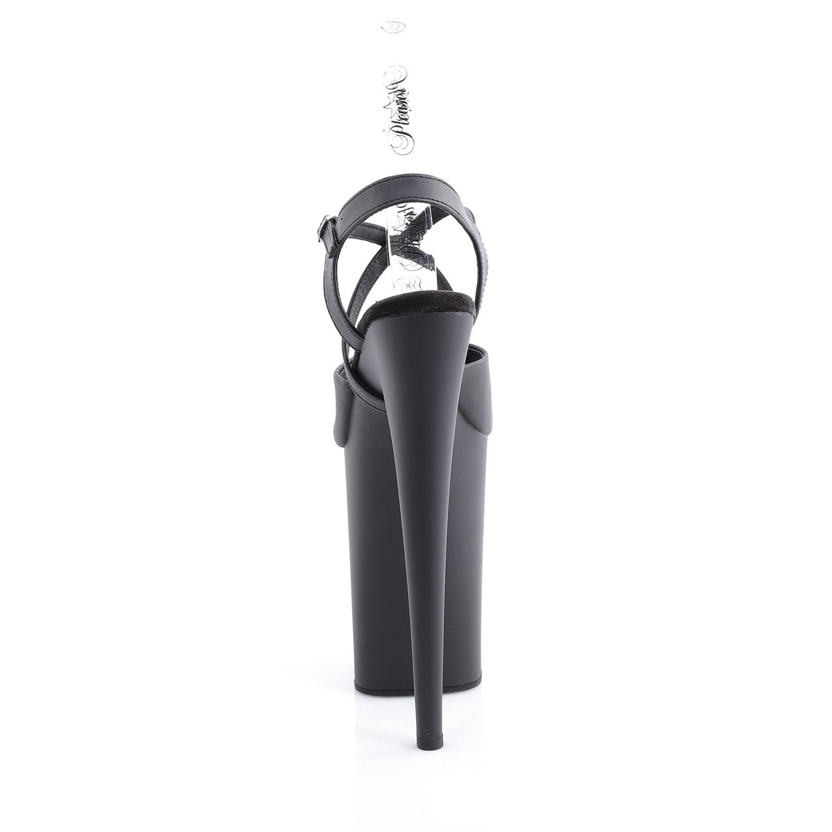 Black Faux Leather/Black Matte