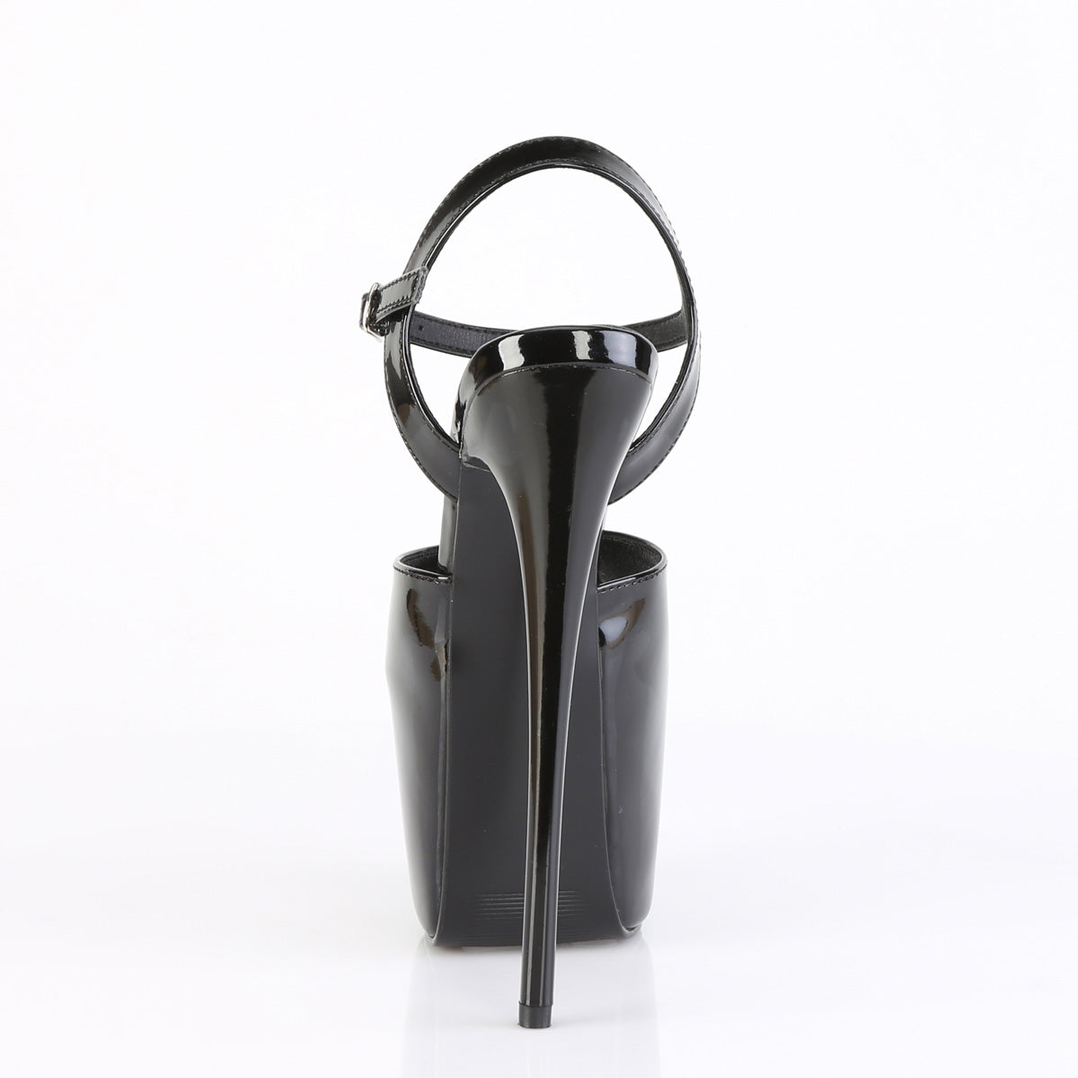 OUTLET Sandalia Exotic Pleaser JUB09/B para Pole Dance – Tacón de 7" (17,8 cm) y plataforma de 3" (7,6 cm)