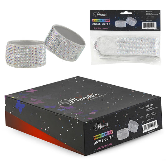 Correas de tobillo con purpurina Pleaser