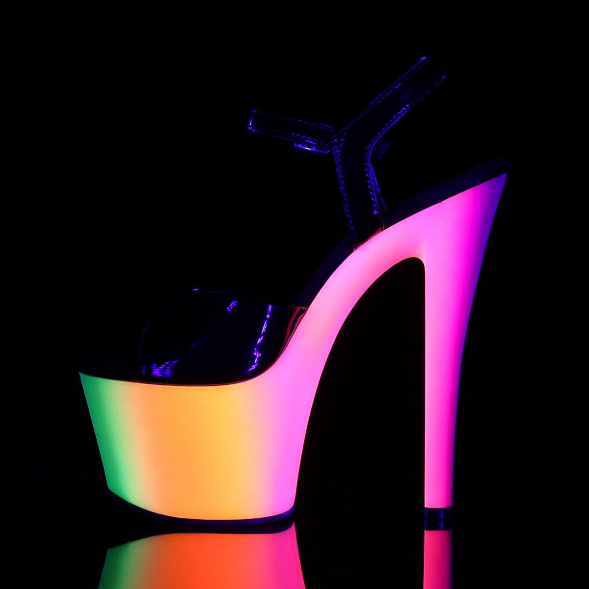 Black Pat/Neon Multi