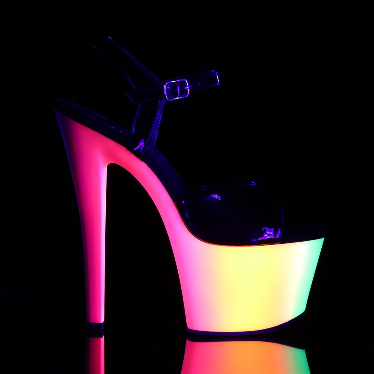 Black Pat/Neon Multi
