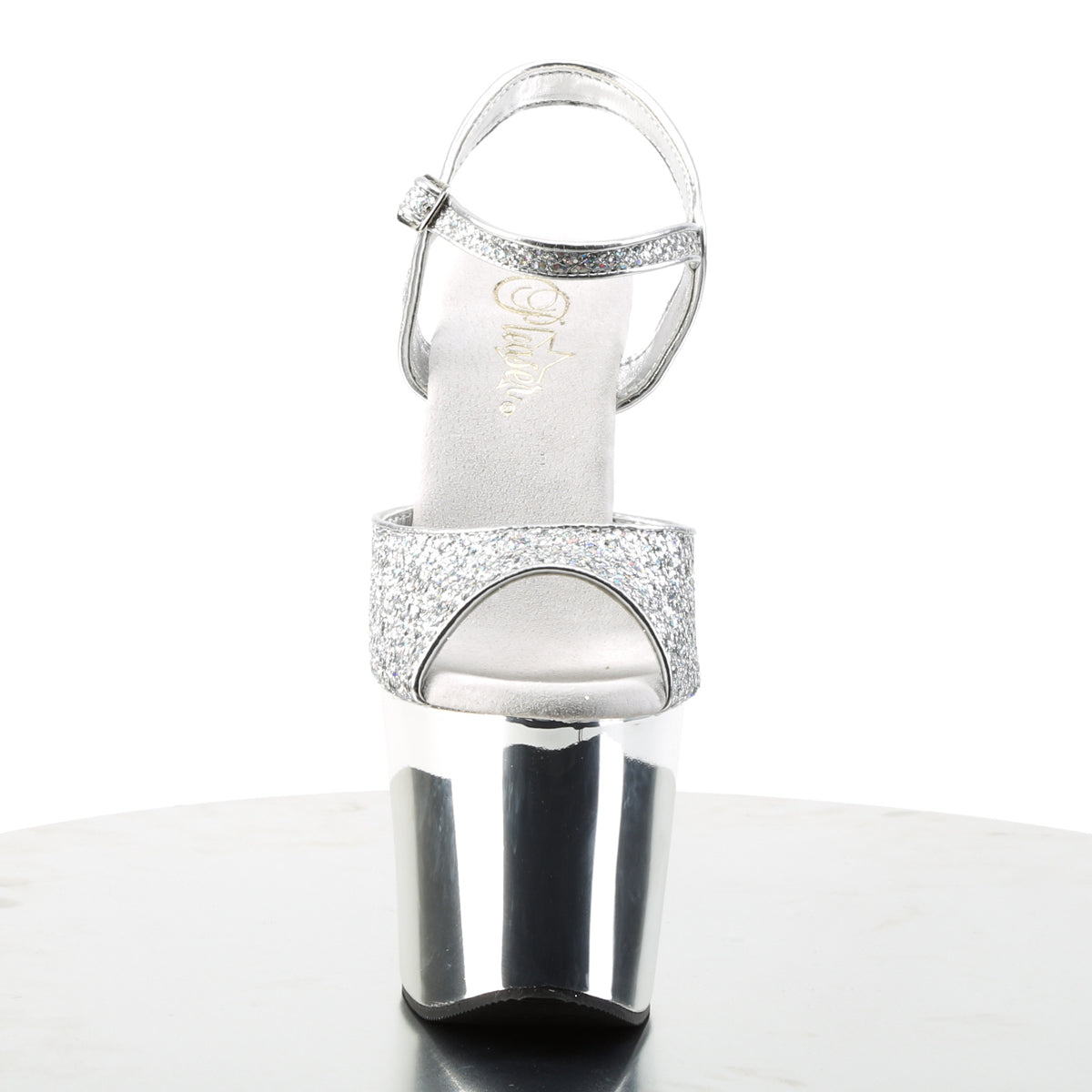 Silver Multi Gltr/Silver Chrome