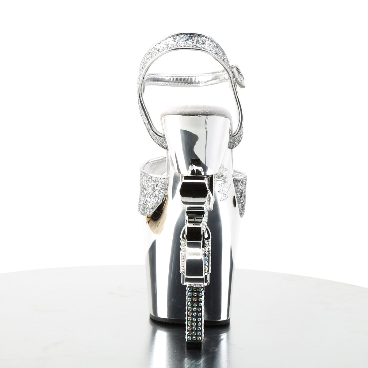 Silver Multi Gltr/Silver Chrome
