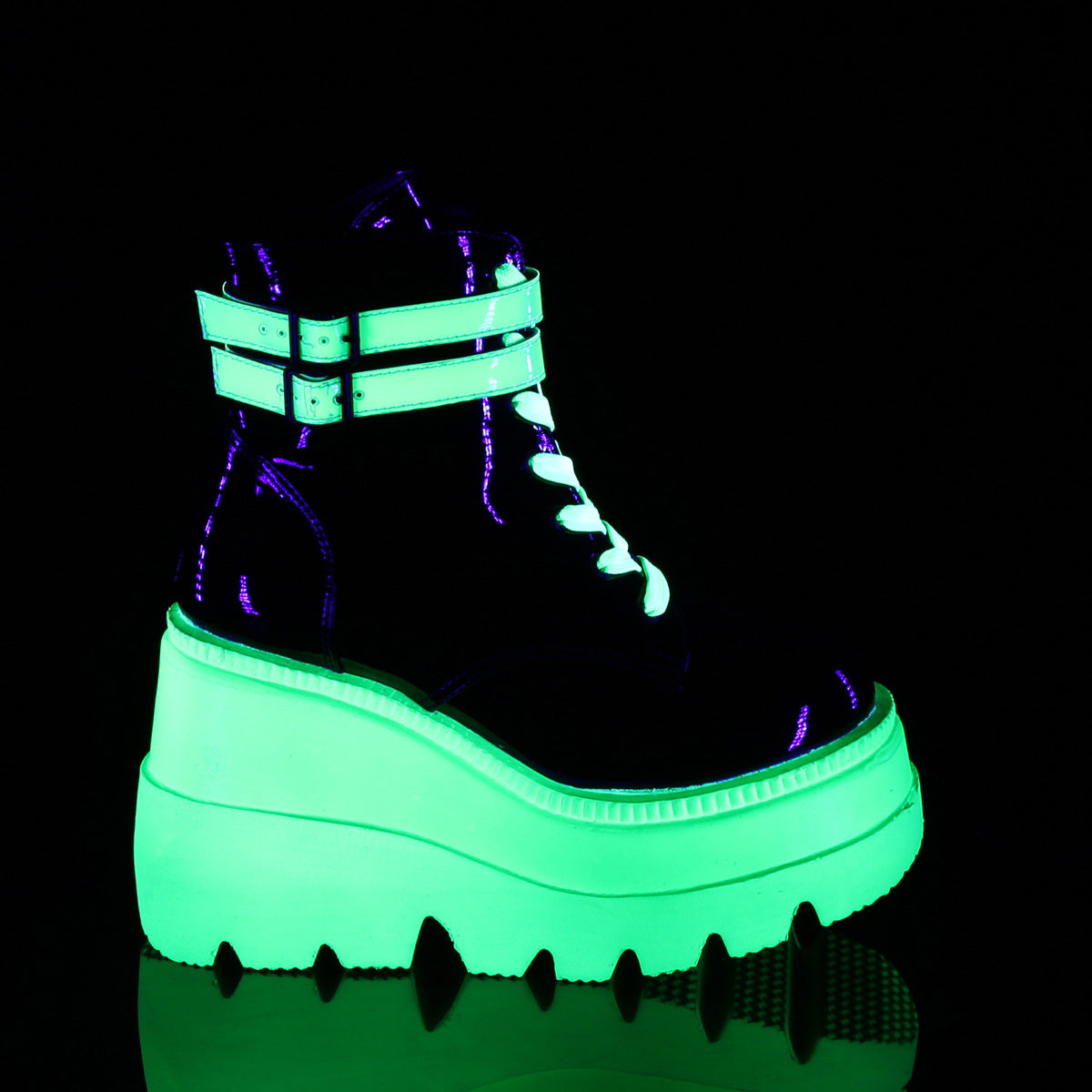 Black Pat-UV Neon Green