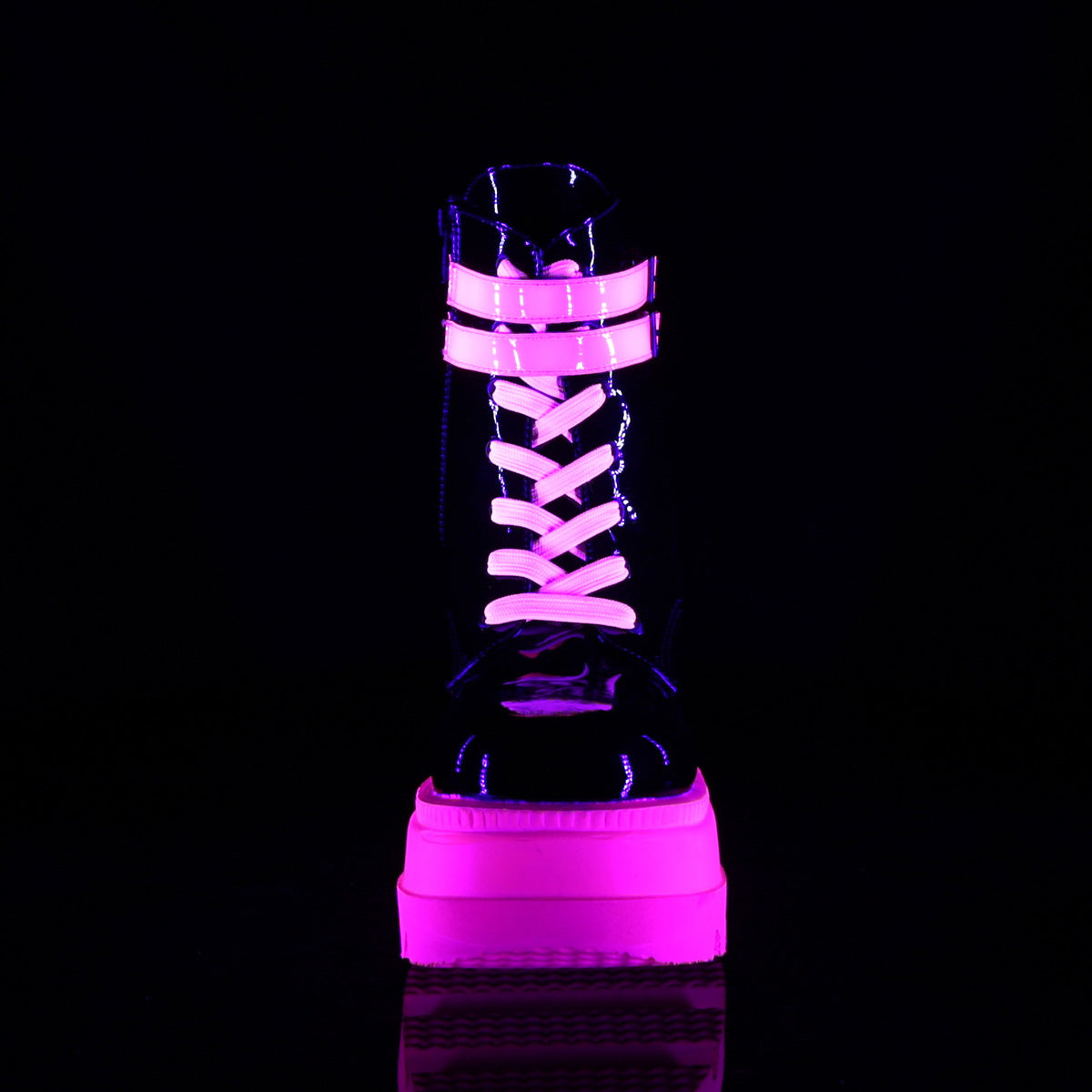 Black Pat-UV Neon Pink