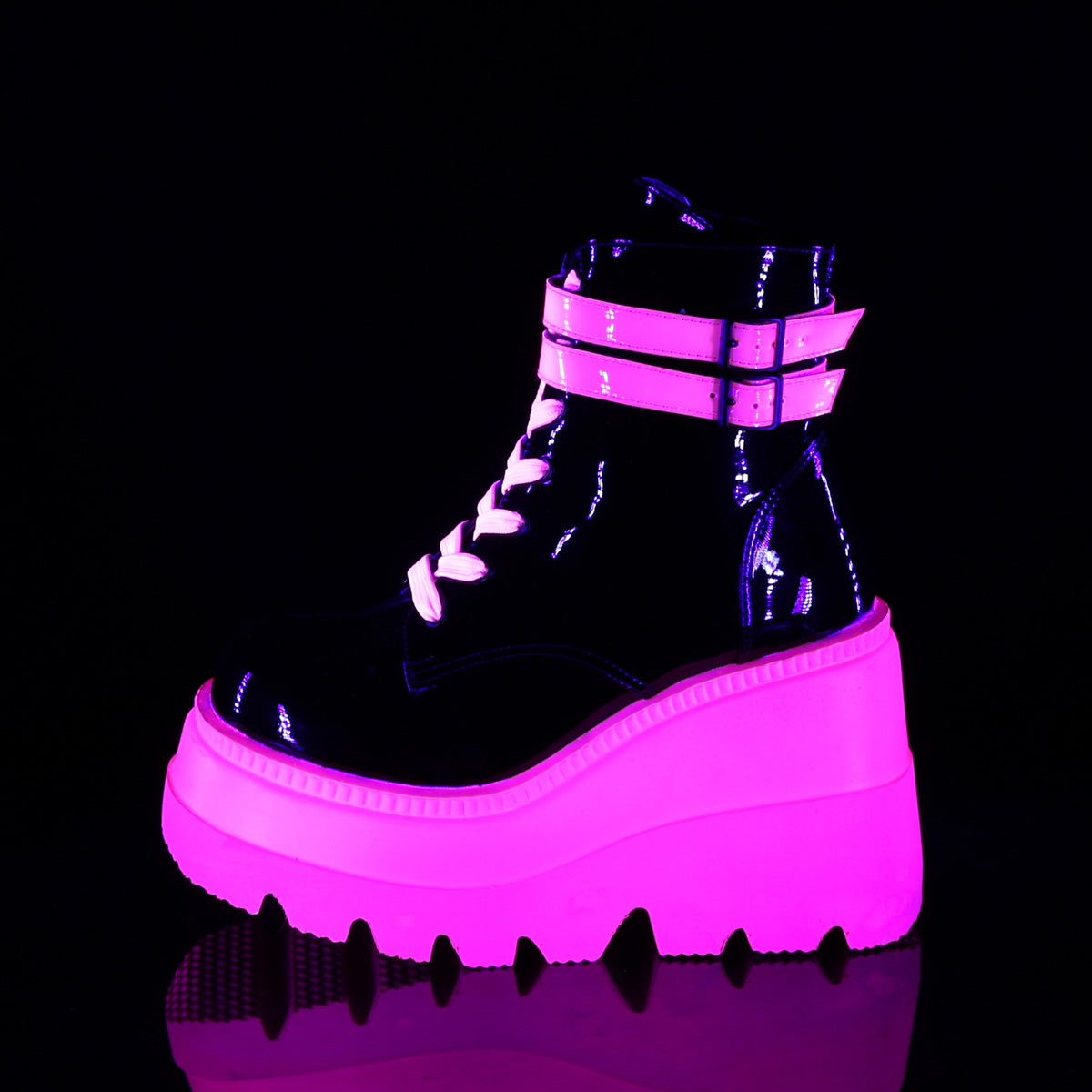 Black Pat-UV Neon Pink
