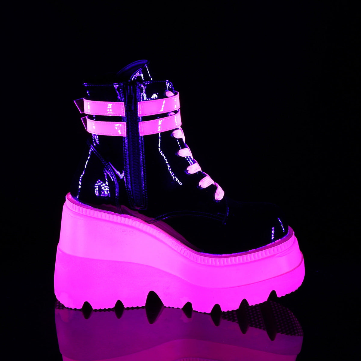 Black Pat-UV Neon Pink