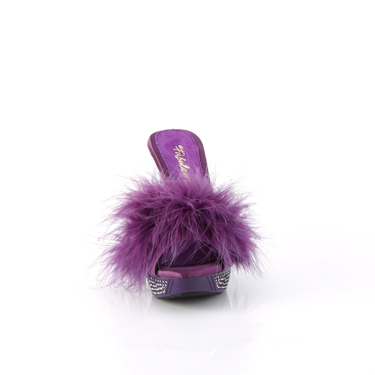OUTLE Sabot Fabulicious ELEG401F/PPPU/M - Tacco 4.5" (11,4 cm) e platform 1" (2,5  cm)