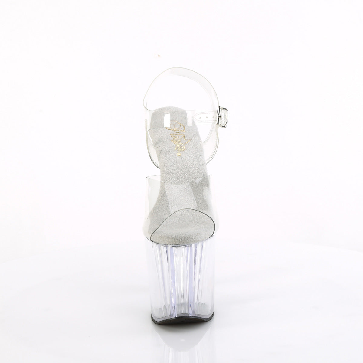 OUTLET Exotic Pleaser Pole Dance Sandal ENC708/C/M - Heel 8" (19.5 cm) and platform 3.8" (9.5 cm)