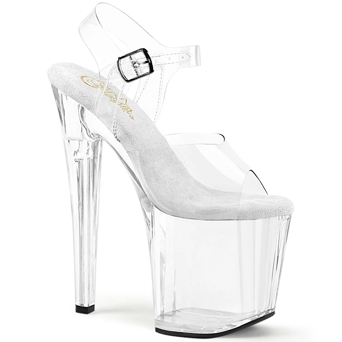 OUTLET Exotic Pleaser Pole Dance Sandal ENC708/C/M - Heel 8" (19.5 cm) and platform 3.8" (9.5 cm)