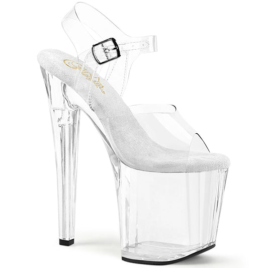 OUTLET Sandalo Pole Dance Exotic Pleaser ENC708/C/M - Tacco 8" (19,5 cm) e platform 3.8" (9,5  cm)