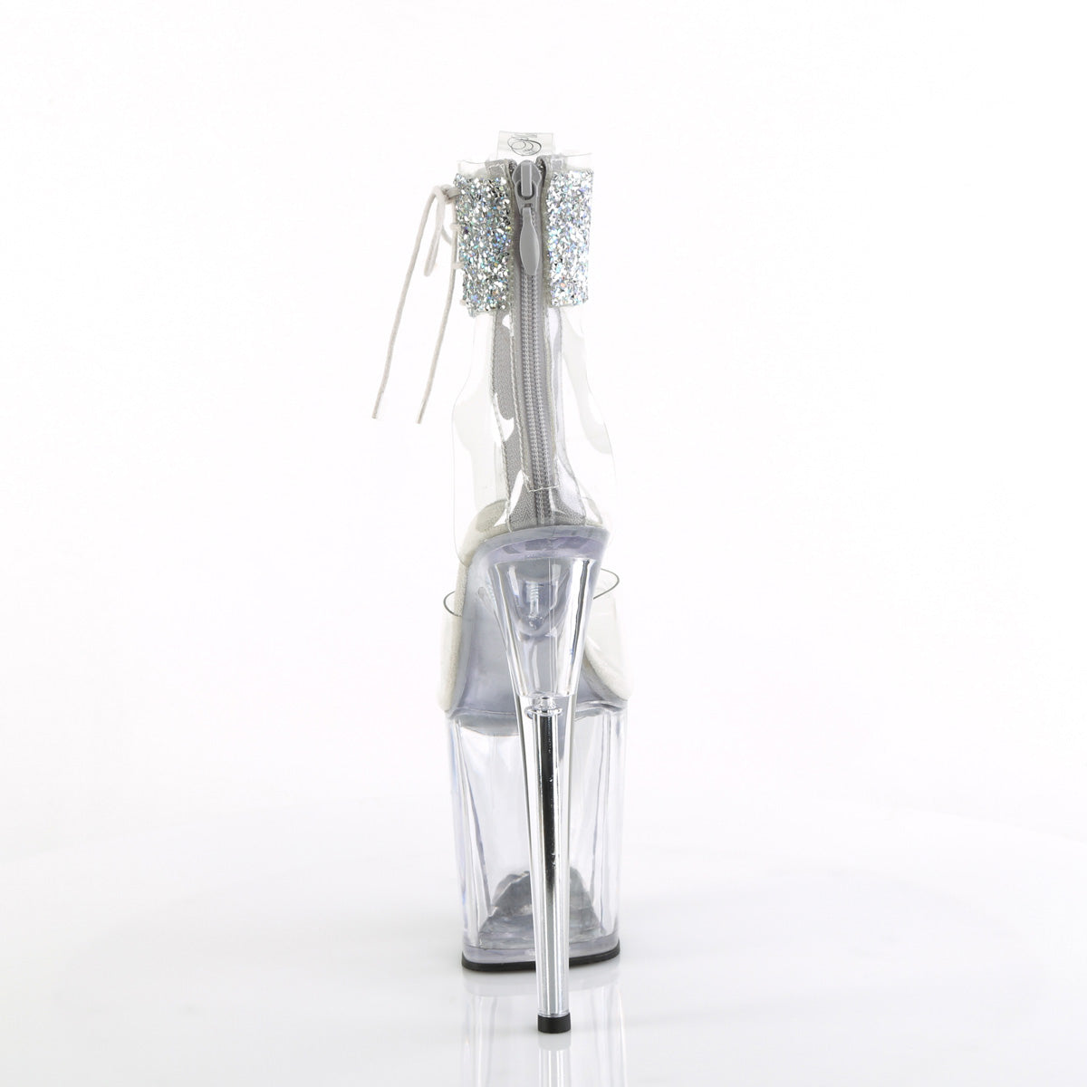 Sandalo Pole Dance Exotic Pleaser FLAM824RS-02/C-SRS/C - Tacco 8" (20 cm) e platform 4" (10 cm) Spedizione Rapida 24-48h