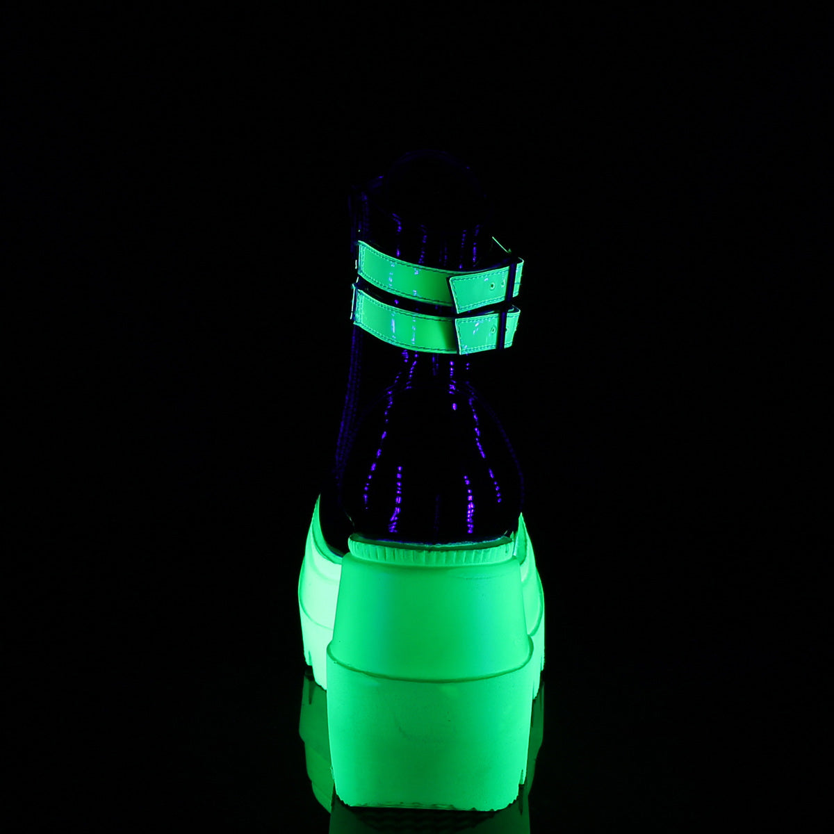 Black Pat-UV Neon Green
