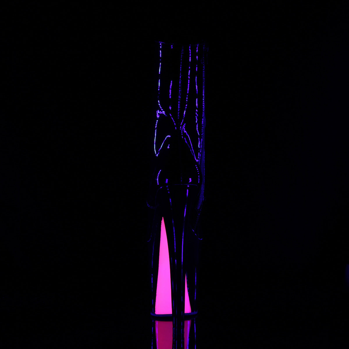 Botín de pole dance Exotic Pleaser XTM1020TT/B/B-NHP - Tacón de 20 cm y plataforma de 10 cm. Envío rápido en 24-48 h.