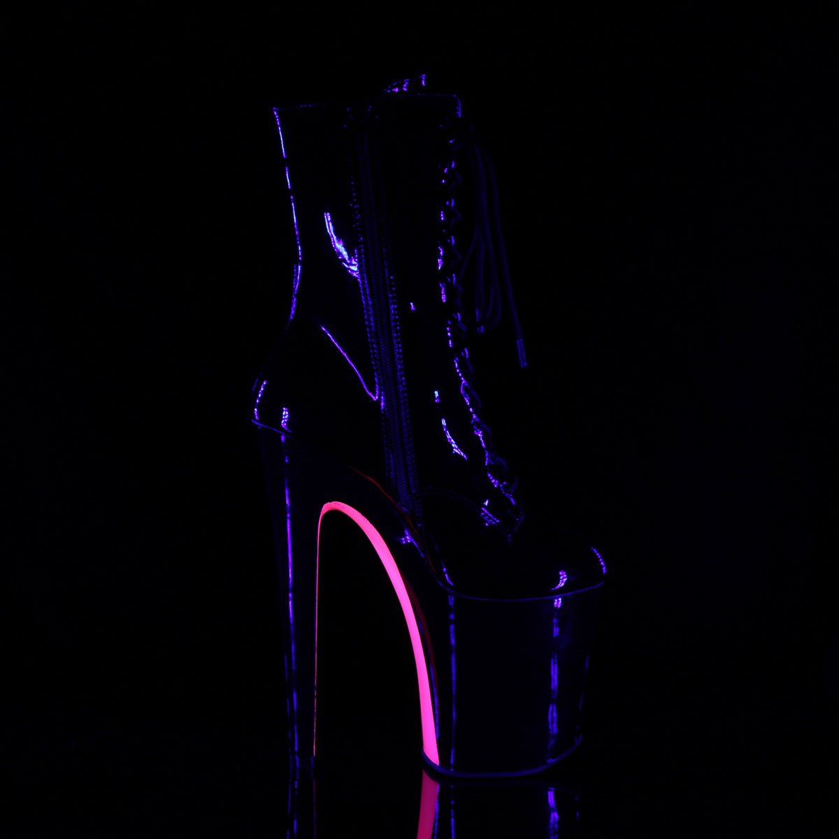 Botín de pole dance Exotic Pleaser XTM1020TT/B/B-NHP - Tacón de 20 cm y plataforma de 10 cm. Envío rápido en 24-48 h.