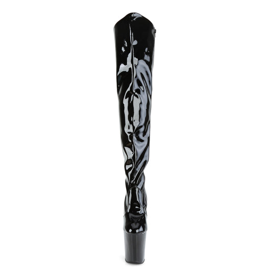 Stivali sopra il ginocchio pole dance exotic Pleaser XTM3010/B/M - Tacco 8" (20,4 cm) e platform 4" (10,2 cm) Spedizione Rapida 24-48h