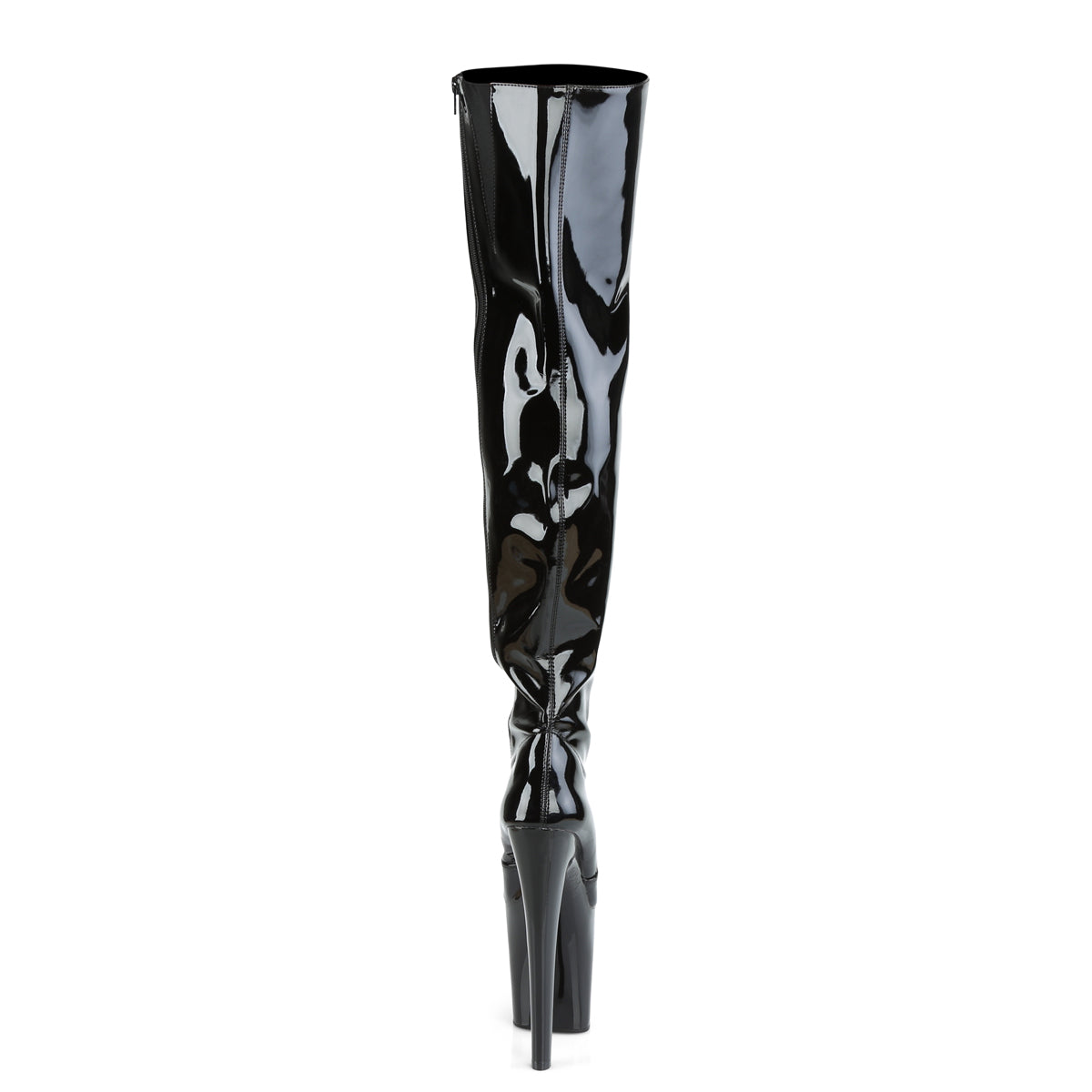Stivali sopra il ginocchio pole dance exotic Pleaser XTM3010/B/M - Tacco 8" (20,4 cm) e platform 4" (10,2 cm) Spedizione Rapida 24-48h